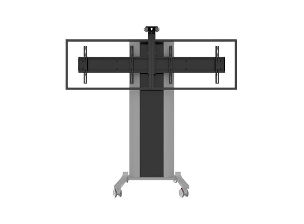 EDBAK Trolley VCTX247 VideoConference 2x 40-47" | Camera- and codec shelf 