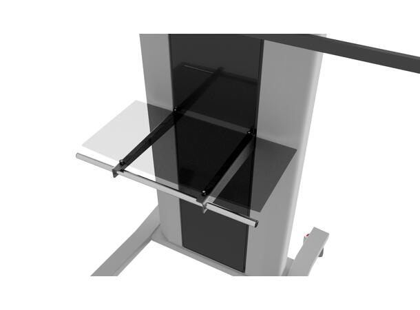 EDBAK Trolley VCTX247 VideoConference 2x 40-47" | Camera- and codec shelf 