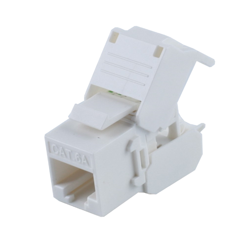LinkIT Keystone Module AWG28 UTP Cat.6A For Slim 28/1 AWG Inst. Cable Max 50m