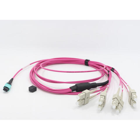 LinkIT MTP/MPO-B OM4 8c 1m USConec MTP Elite female - 8xSC | LSZH