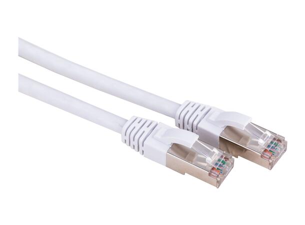 LinkIT Patch S/FTP Cat6a White 7m AWG 26/7 | LSZH | Snagless 