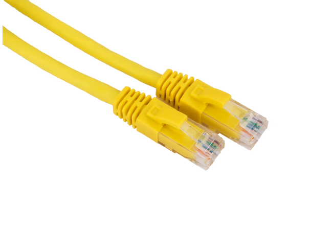LinkIT Patch U/UTP Cat6 Gul 0.3m AWG 24/7 | LSZH 