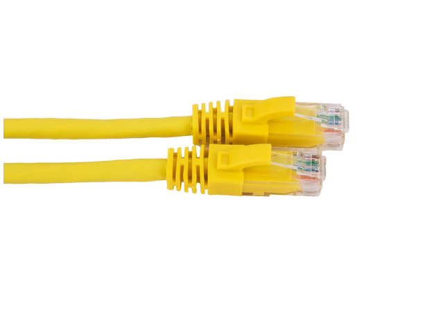 LinkIT Patch U/UTP Cat6 Gul 0.3m AWG 24/7 | LSZH 