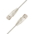 LinkIT SlimPatch U/UTP Cat6a Vit 0.5m AWG 28/7 | LSZH | 3,6mm