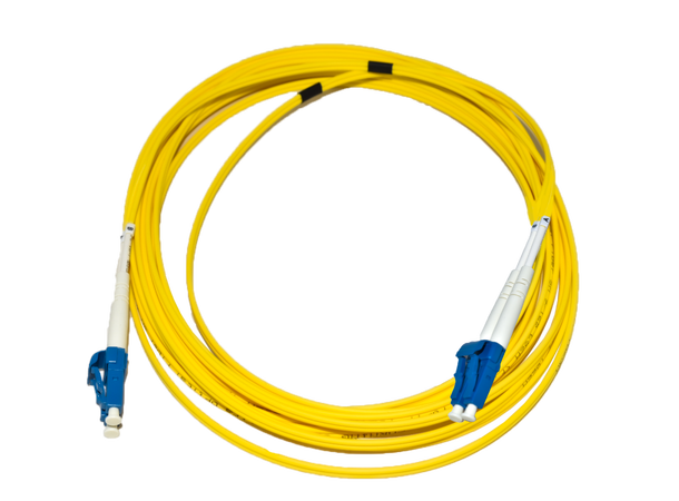 LinkIT fibersnor OS2 LC/LC 15m Duplex | SM | LSZH | Yellow 