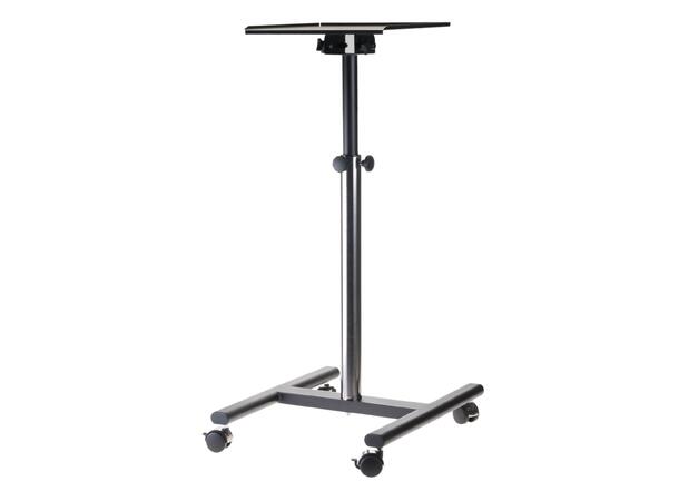 EDBAK PT03 Projektorvagn med hylla H83 - 121 cm | Kan lutas 5-15° 