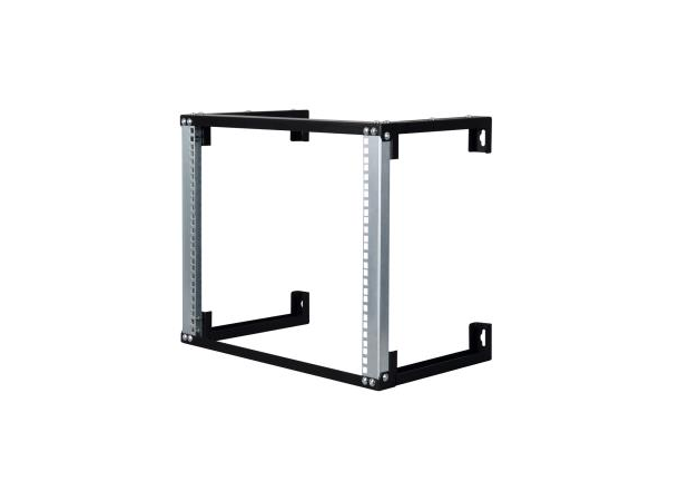 Lande Wallframe Black  9U W540xD300-500 WMOF 19"|30kg|Adjust. D300-500|H450 