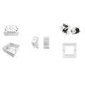 LinkIT Cat.6/6A UTP Wall box 2 x RJ45 32mm deep | 86x86mm | Keystone