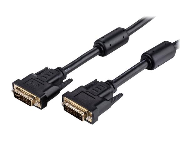 LinkIT DVI-I kabel Dual Link M-M  5 m Analog & digital överföring 
