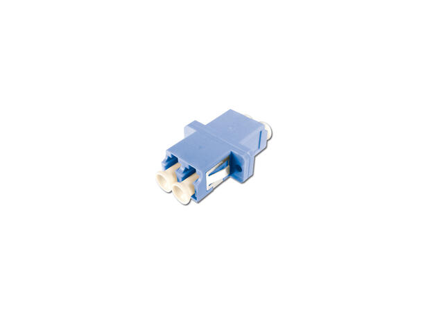 LinkIT Fiber adapter LC/LC Duplex SM | Clips and flanges | Blue 