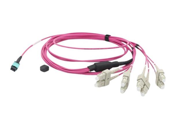 LinkIT MTP/MPO-B OM4 8c 7m USConec MTP Elite female - 8xLC | LSZH 