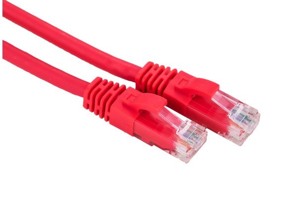 LinkIT Patch U/UTP Cat6 Red 0.3m AWG 24/7 | LSZH 