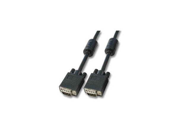 LinkIT SVGA/XGA kabel M-M Svart 3 m AWG 28 1920x1200@60Hz med ferrite 