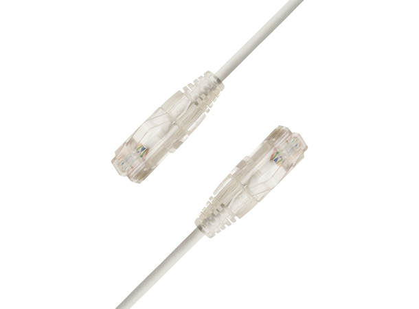 LinkIT SlimPatch U/UTP Cat6a Vit 10m AWG 28/7 | LSZH | 3,6mm 