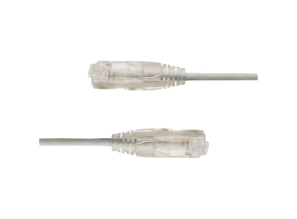 LinkIT SlimPatch U/UTP Cat6a grå 2m AWG 28/7 | LSZH | 3,6mm 