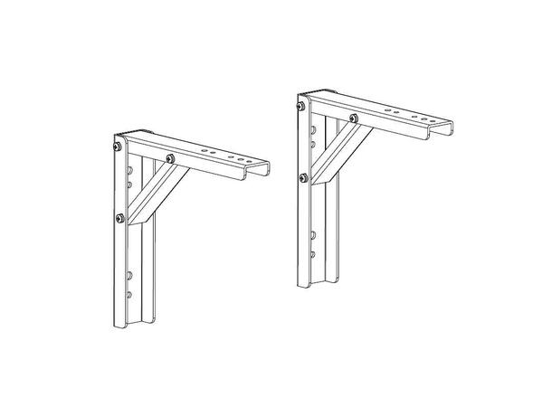 Stoltzen väggfäste för projektorduk 20cm Metall 