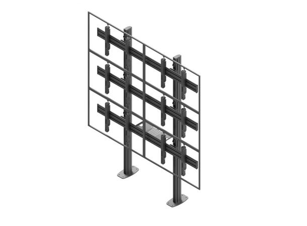 Edbak Videovägg Bolt Down Stand, Modular 2x3 | förskärms 42-49" | Lands 