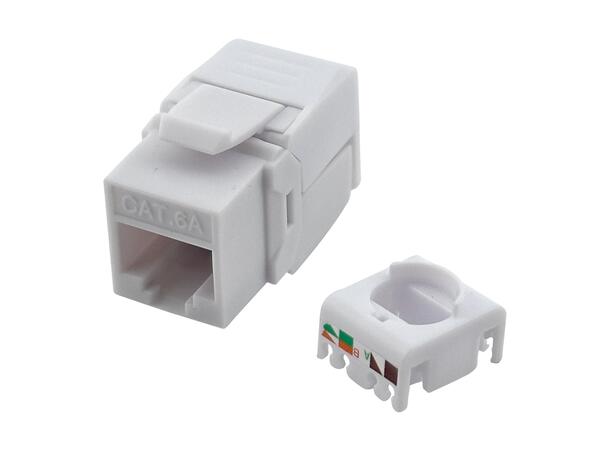 LinkIT Keystonemodul Cat.6A UTP Premium Passer 23-26 AWG inst. kabel 