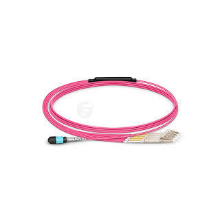 LinkIT MTP/MPO-B OM4 8c 15m USConec MTP Elite female - 8xLC | LSZH