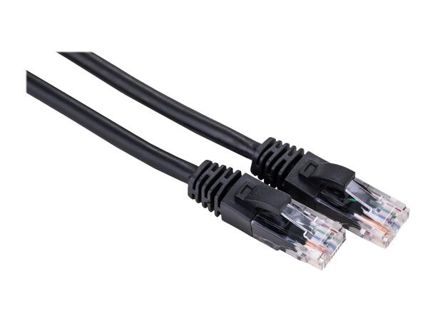 LinkIT Patch U/UTP Cat6 Svart 0.3m AWG 24/7 | LSZH 