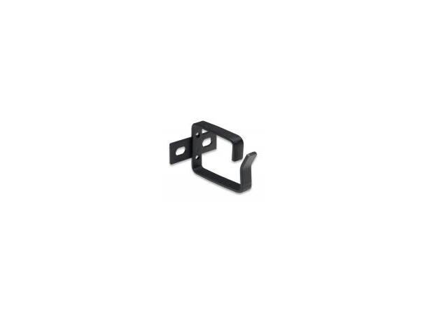 Lande Cable mgmt. rings 5 pcs. Black 0U Vertical cable rings of steel|44x60mm 