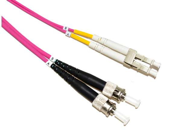 LinkIT fiber patch OM4 LC/ST 5m Duplex | MM | LSZH 