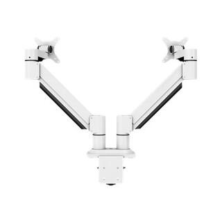 KENSON Twin monitor arm with gaslift LCD White | Up to 32&quot; | Easy to mount