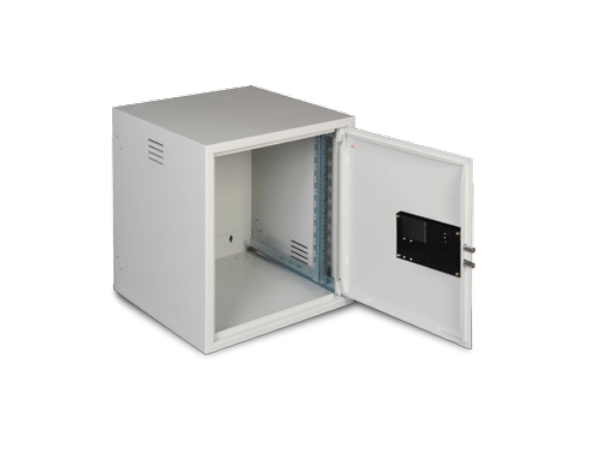 Lande Wall cab. Grey 12U W600xD600 Code ANTIvandal|w/Code lock 