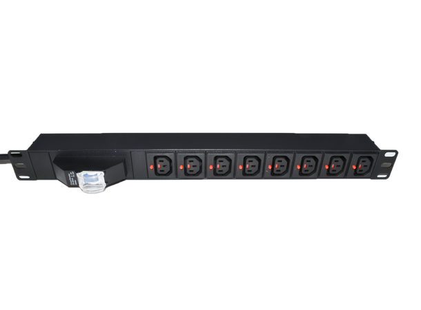 LinkIT 19" PDU 8xc13 Lockable 2M C20 | 16A | Circuit Breaker | 1U 