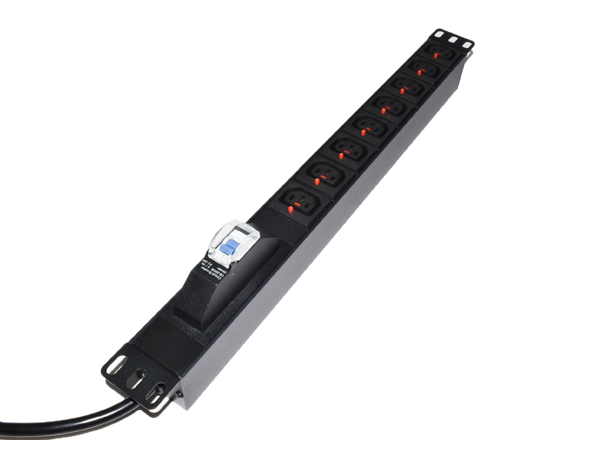 LinkIT 19" PDU 8xc13 Lockable 2M C20 | 16A | Circuit Breaker | 1U 