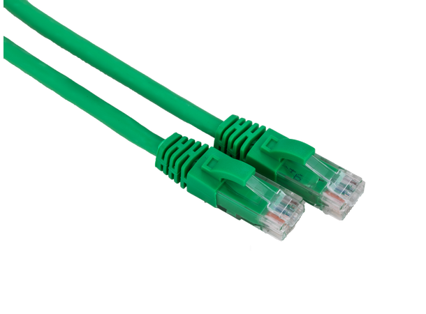 LinkIT Patch U/UTP Cat6a Grön 1m AWG 24/7 | LSZH 