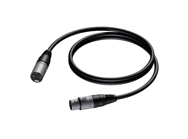 Procab CAB901, mikrofonkabel, 5m XLR Han-XLR Hun-5m 