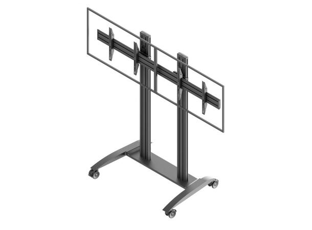 Edbak Trolley for Two Screens 42-55" 
