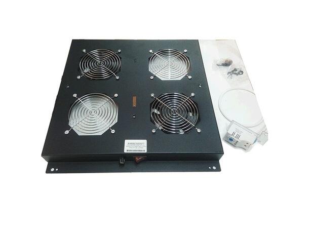 Lande Fan kit for floor cabinets Black 2 fans | w/adjustable thermostat 