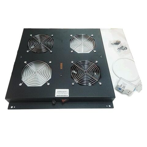 Lande Fan kit for floor cabinets Black 2 fans | w/adjustable thermostat