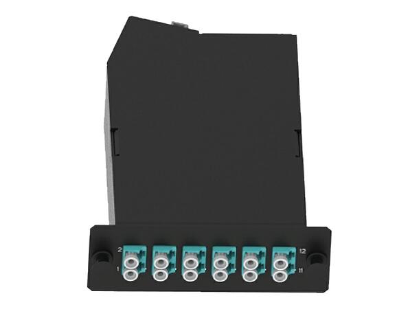 LinkIT MTP kasett OS2 12xLC-1MTP, AF ver A flipped, USConec. Passer kun v/n 49334 
