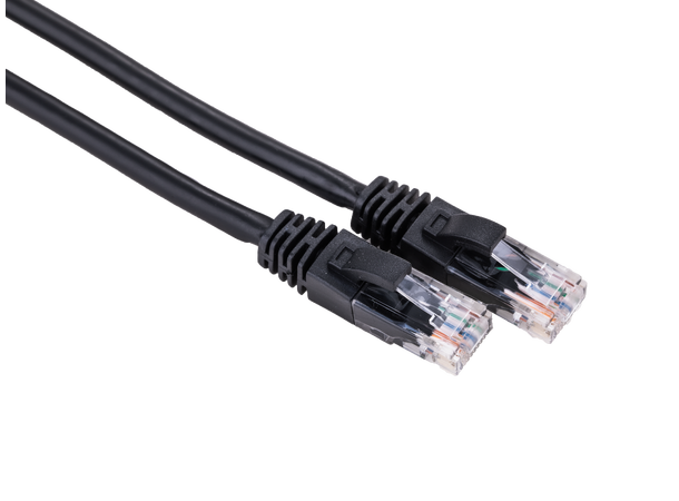 LinkIT Patch U/UTP Cat6 Svart 1.5m AWG 24/7 | LSZH 