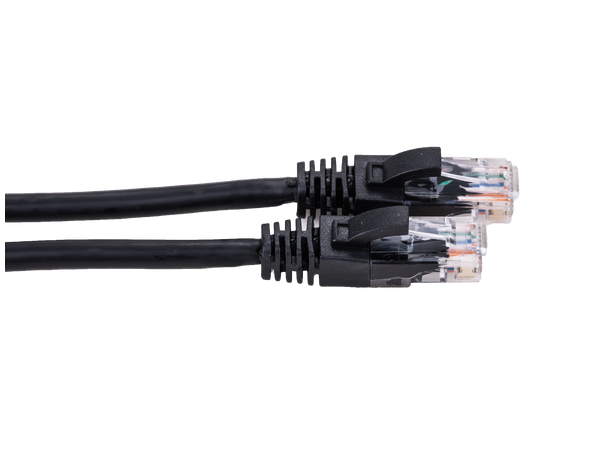 LinkIT Patch U/UTP Cat6 Svart 1.5m AWG 24/7 | LSZH 