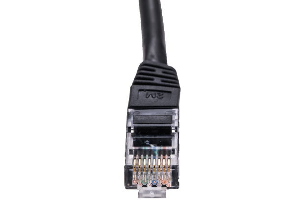 LinkIT Patch U/UTP Cat6 Svart 1.5m AWG 24/7 | LSZH 
