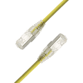 LinkIT SlimPatch F/UTP Cat6a Gul 1m AWG 28/1 | LSZH | 4.7mm
