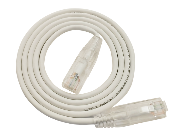 LinkIT SlimPatch U/UTP Cat6a Vit 2m AWG 28/7 | LSZH | 3,6mm 