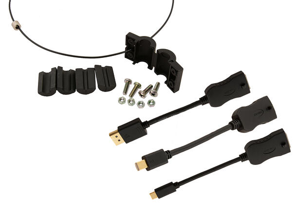Stoltzen Adapter Cable 3 Custom DP, miniDP, USB-C. Delivered unassembled 