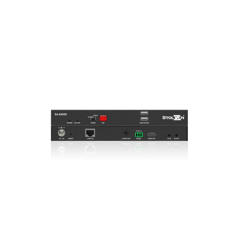 Stoltzen Apollo 6000 Decoder UHD 4K@30 HDCP 2.2 USB-KVM PoE 1-2fps delay