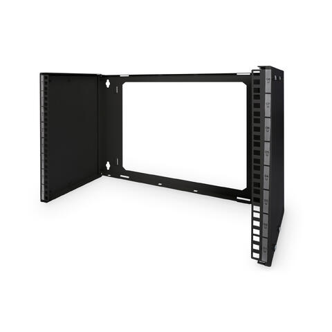 Lande Wall rack Black  8U D250-430 Set&amp;Stack 19&quot;|Adjust. D250-430|H372|Fp