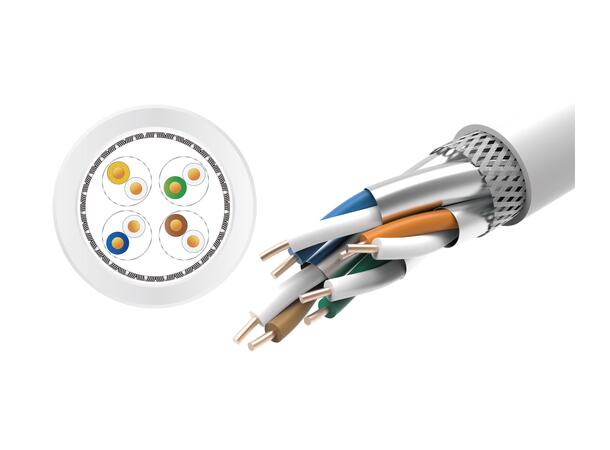 LinkIT Cat.7A S/FTP LSZH White 100m Installation Cable | AWG 23/1 | 1000MHz 