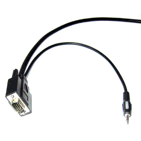 LinkIT SVGA/XGA kabel M-M med sound 5 m AWG 28 | 1920x1200@60Hz