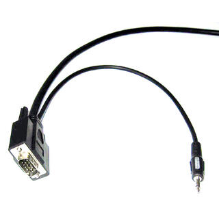LinkIT SVGA/XGA kabel M-M med sound 5 m AWG 28 1920x1200@60Hz