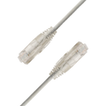 LinkIT SlimPatch U/UTP Cat6a Grey 0.5m AWG 28/7 | LSZH | 3,6mm