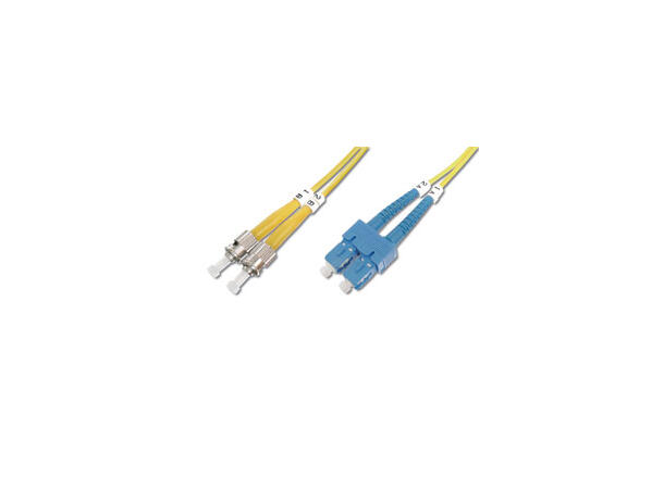 LinkIT fiber patch OS2 ST/SC 20 m Duplex | SM | LSZH | Yellow 