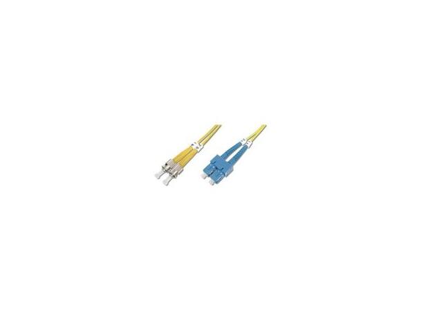 LinkIT fiber patch OS2 ST/SC 20 m Duplex | SM | LSZH | Yellow 
